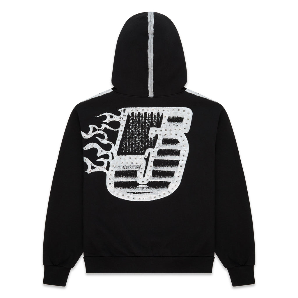 Sp5der Screaming Eagle Hoodie - Black