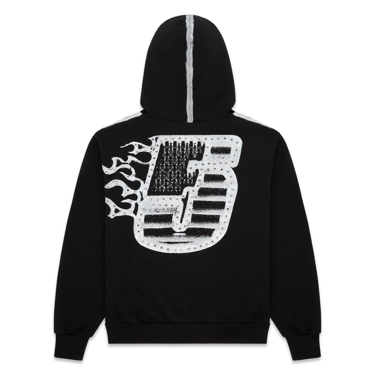 Sp5der Screaming Eagle Hoodie - Black