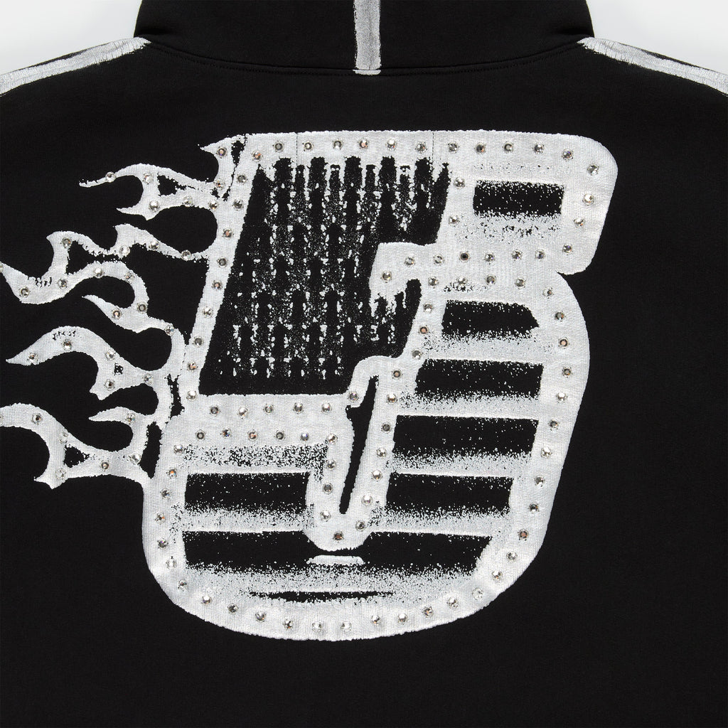 Sp5der Screaming Eagle Hoodie - Black