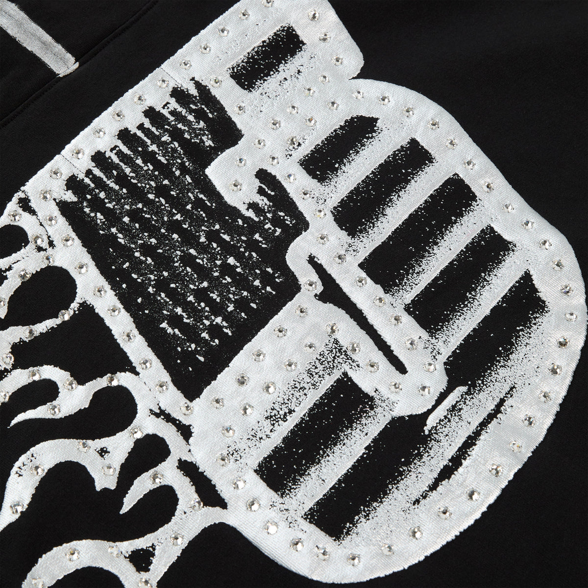 Sp5der Screaming Eagle Hoodie - Black