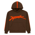 Sp5der Screaming Eagle Hoodie - Brown
