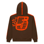 Sp5der Screaming Eagle Hoodie - Brown
