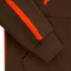 Sp5der Screaming Eagle Hoodie - Brown
