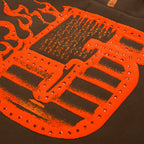 Sp5der Screaming Eagle Hoodie - Brown