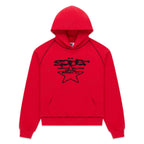 Sp5der Splat Collision Hoodie - Red