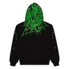 Sp5der Heavy Web Hoodie - Black