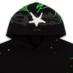 Sp5der Heavy Web Hoodie - Black