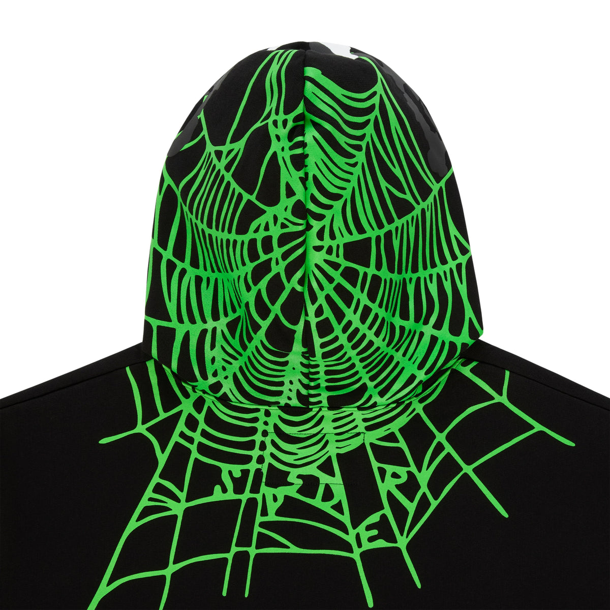 Sp5der Heavy Web Hoodie - Black