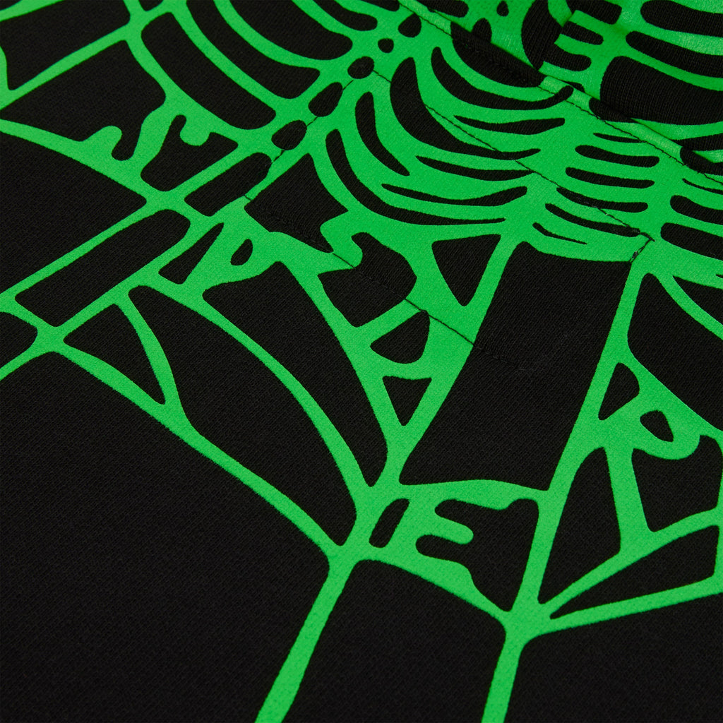 Sp5der Heavy Web Hoodie - Black