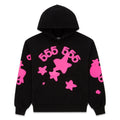 Sp5der Beluga Angel Number Hoodie - Black