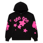 Sp5der Beluga Angel Number Hoodie - Black