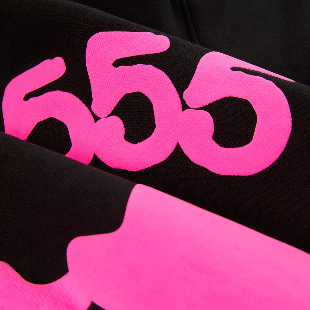 Sp5der Beluga Angel Number Hoodie - Black