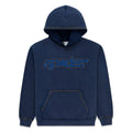 Sp5der Punk V3 Studded Hoodie - Blue