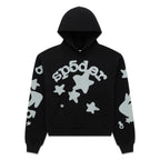 Sp5der Reflective Beluga Hoodie - Black