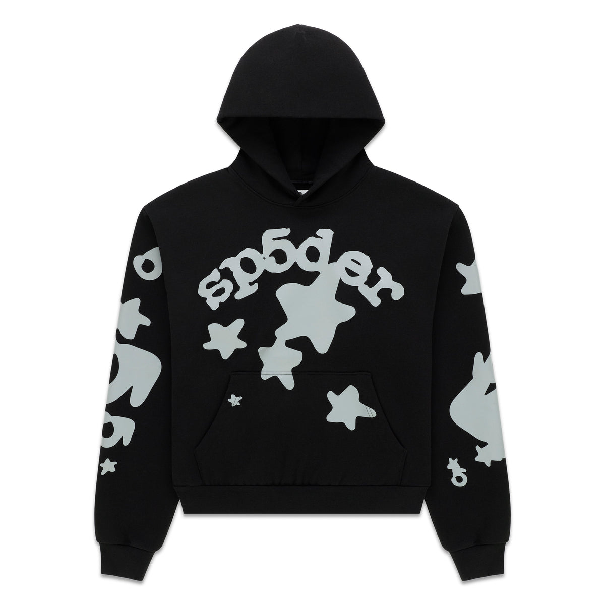 Sp5der Reflective Beluga Hoodie - Black