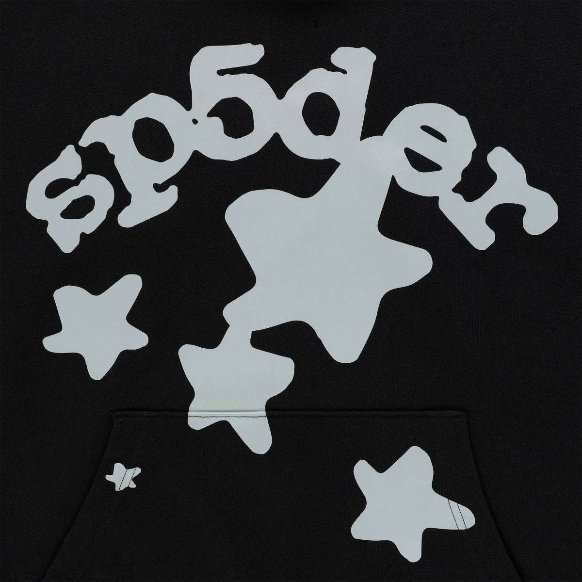 Sp5der Reflective Beluga Hoodie - Black