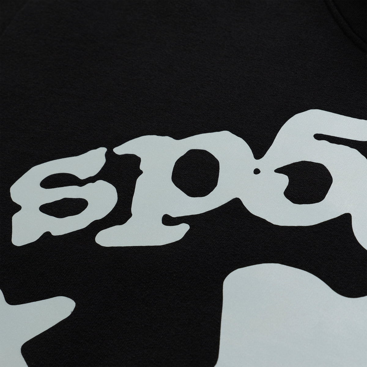 Sp5der Reflective Beluga Hoodie - Black