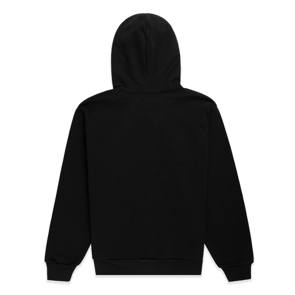 Sp5der Og Web Studded Zip Hoodie - Black