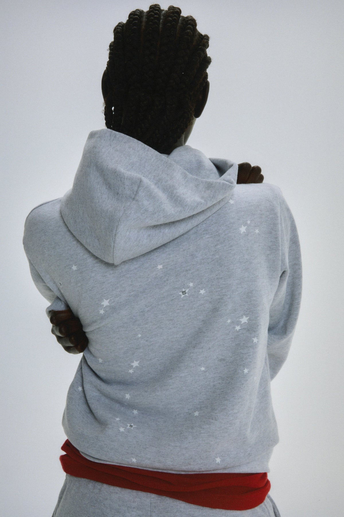 Sp5der Atlanta Full Zip Hoodie - Heather Grey