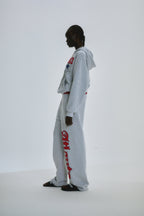 Sp5der Atlanta Full Zip Hoodie - Heather Grey