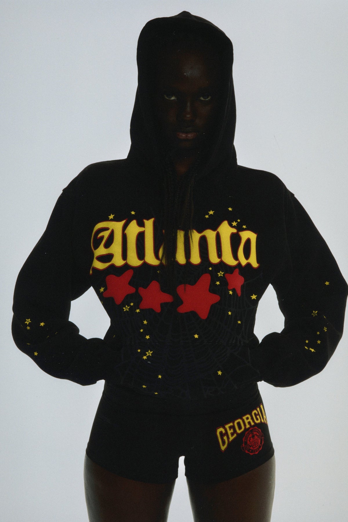 Sp5der Atlanta Hoodie - Black