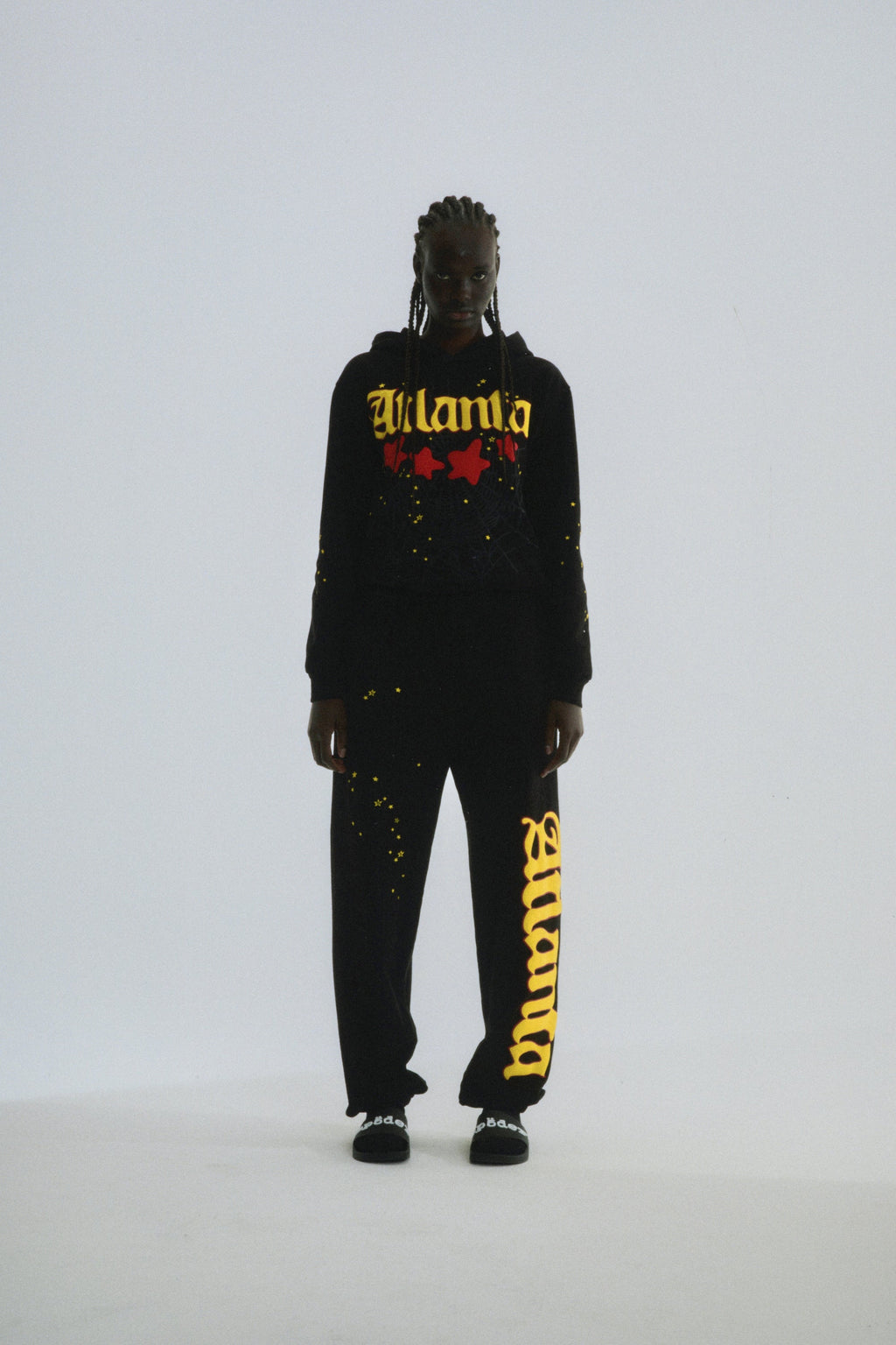 Sp5der Atlanta Hoodie - Black
