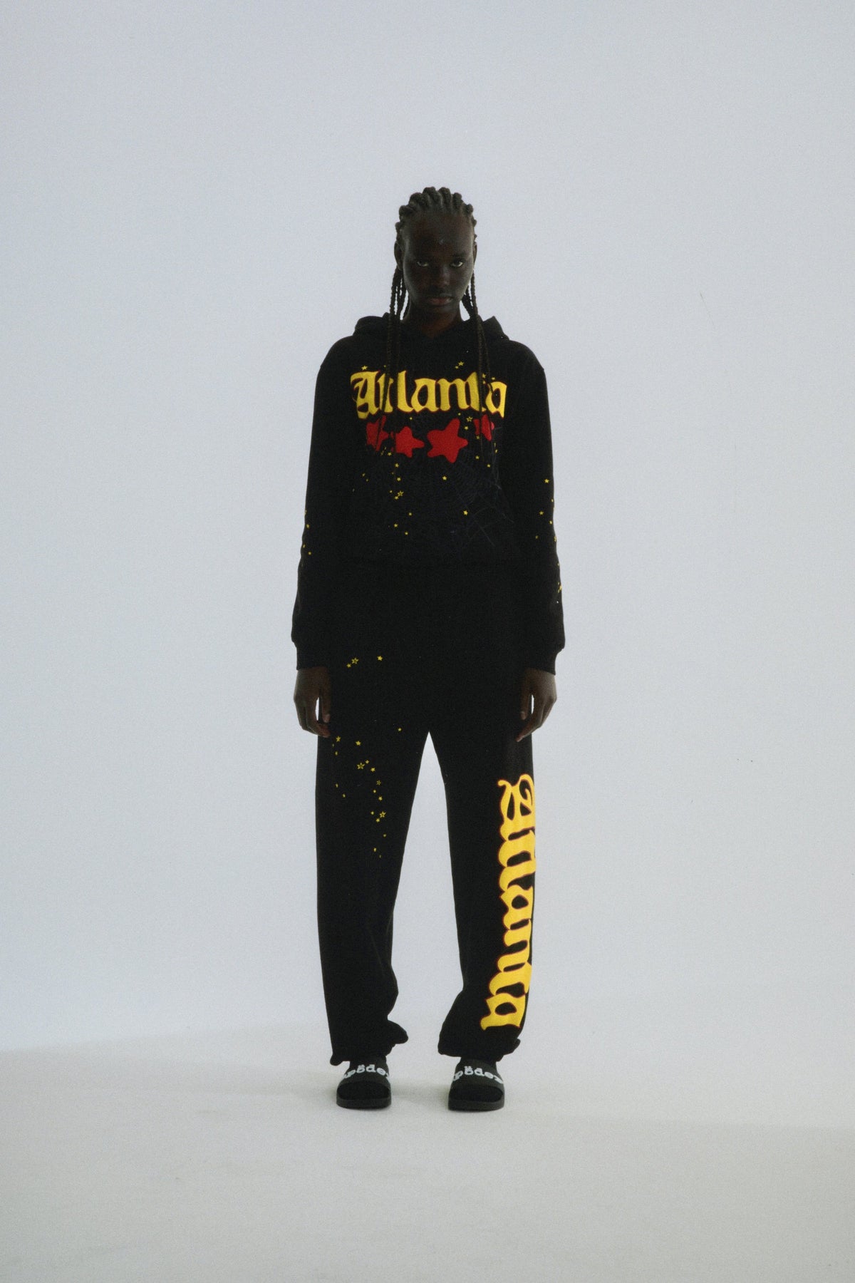 Sp5der Atlanta Hoodie - Black