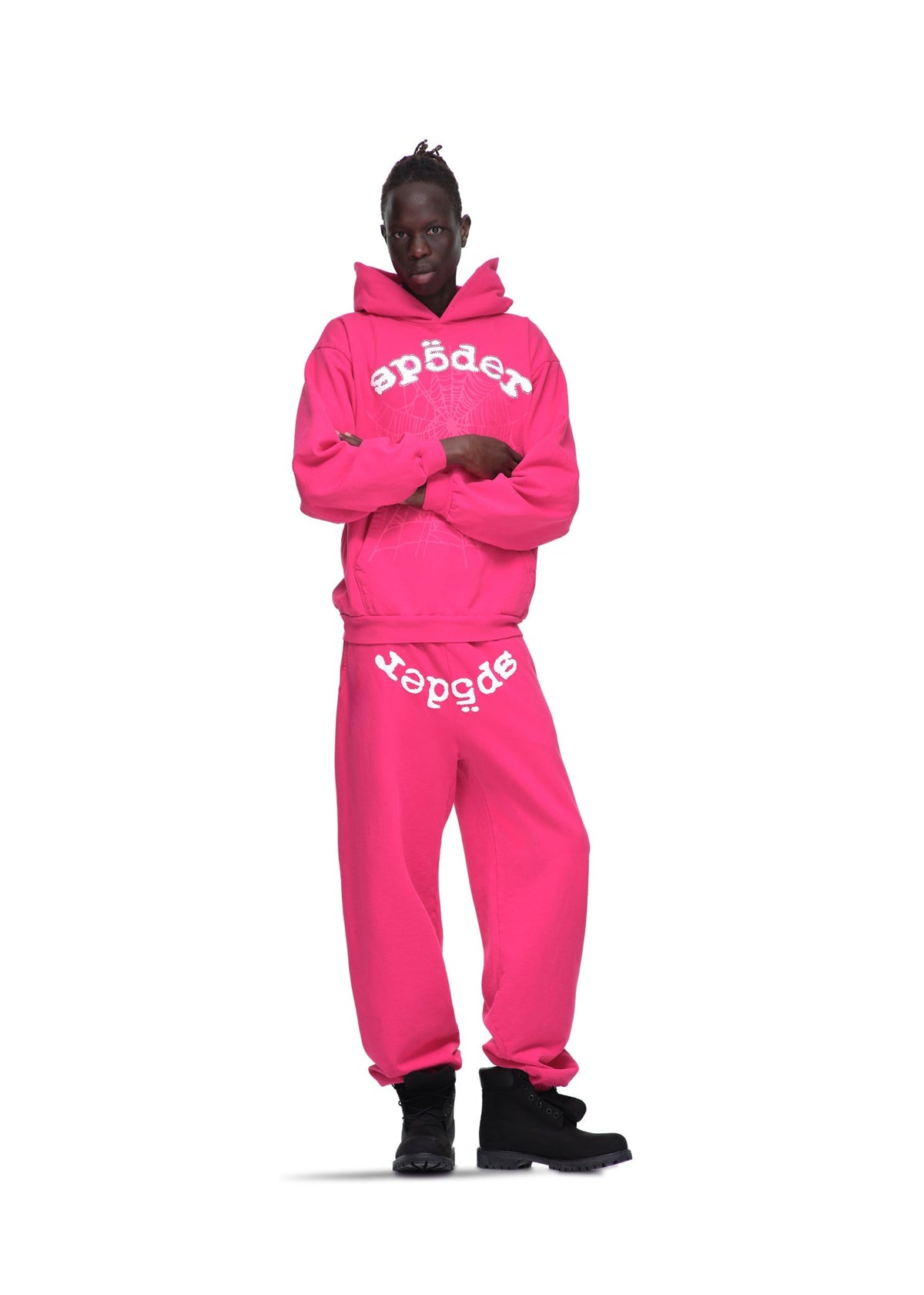 Sp5der Legacy Hoodie - Pink