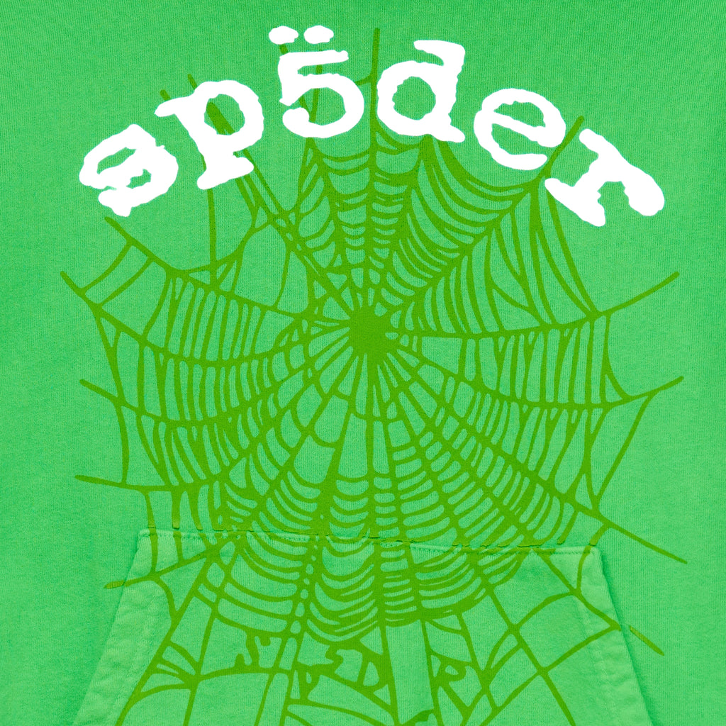 Sp5der Legacy Hoodie - Bright Green