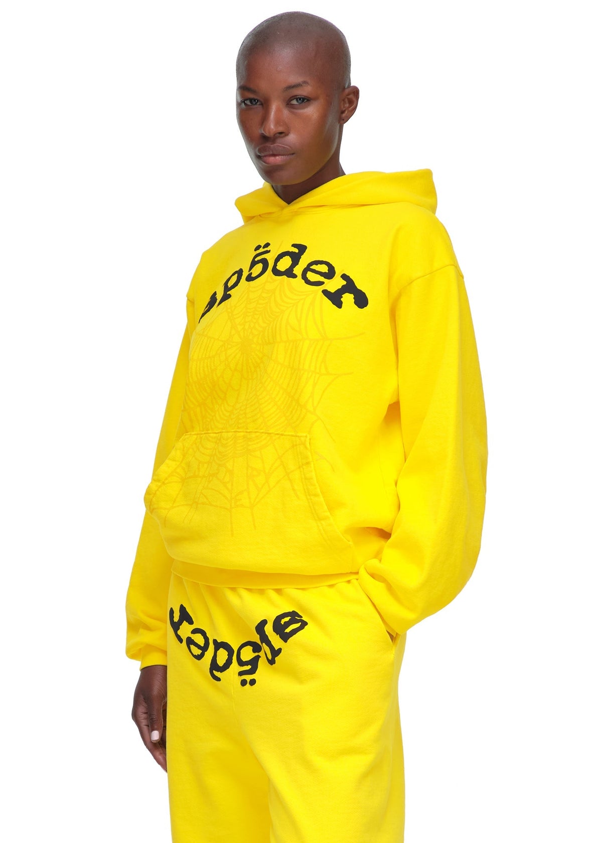Sp5der Legacy Hoodie - Yellow