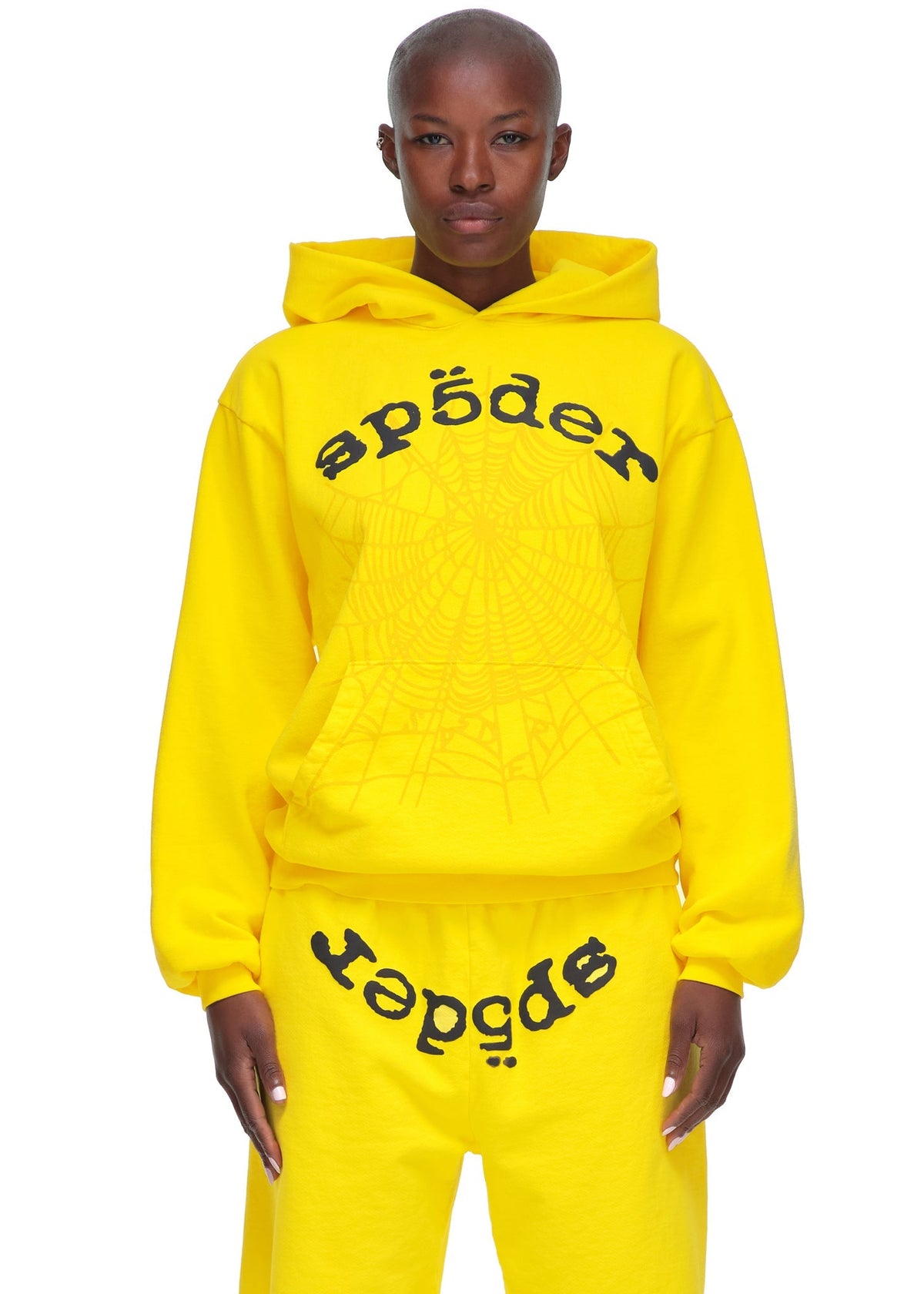 Sp5der Legacy Hoodie - Yellow