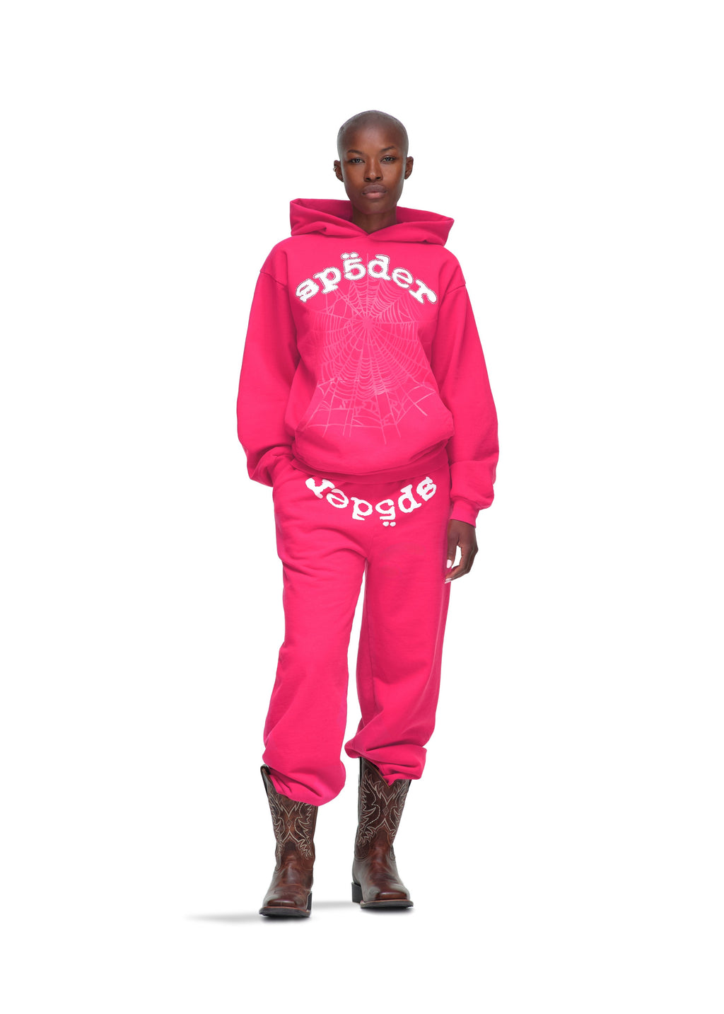 Sp5der Legacy Hoodie - Pink