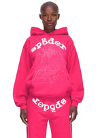 Sp5der Legacy Hoodie - Pink