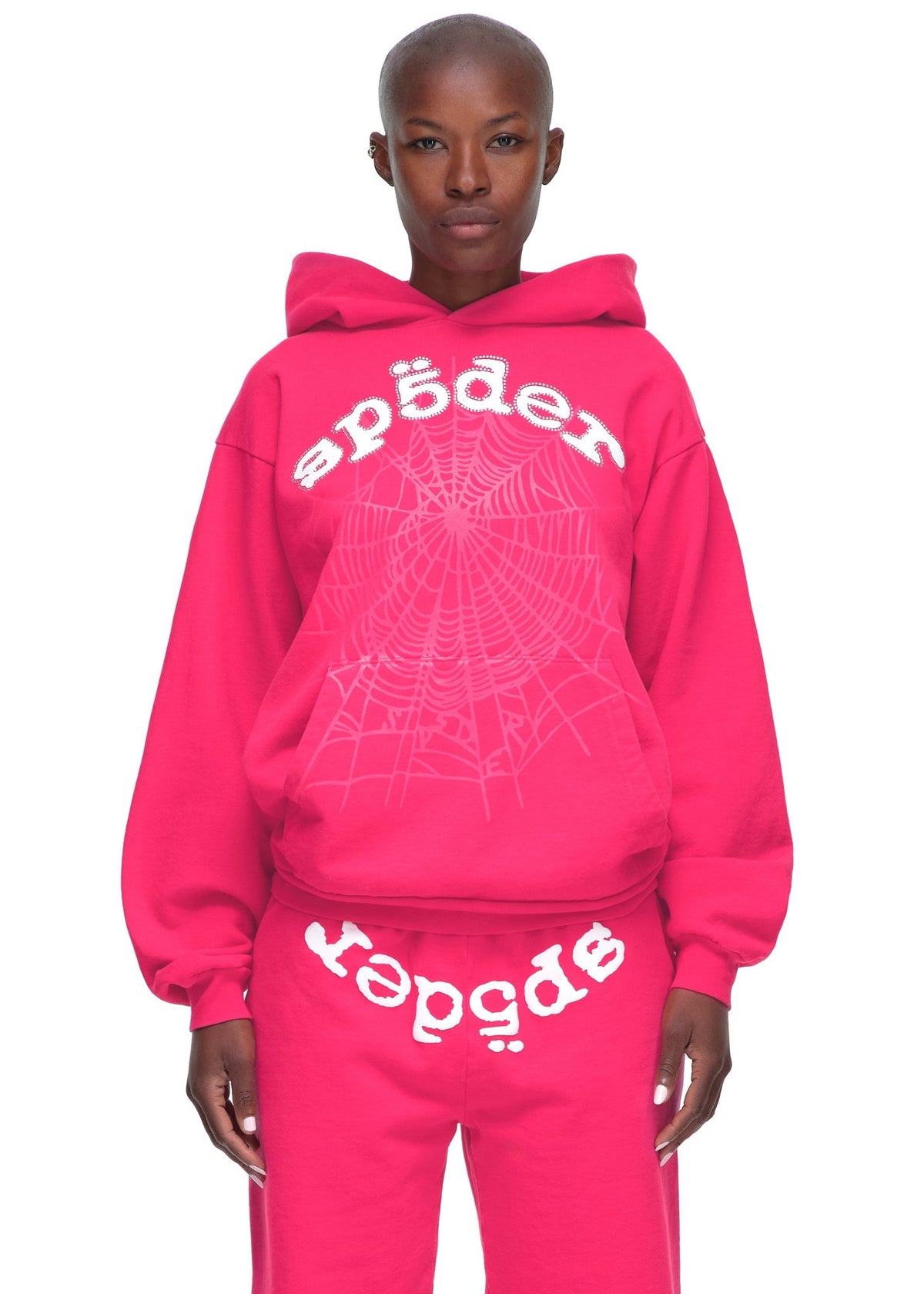 Sp5der Legacy Hoodie - Pink