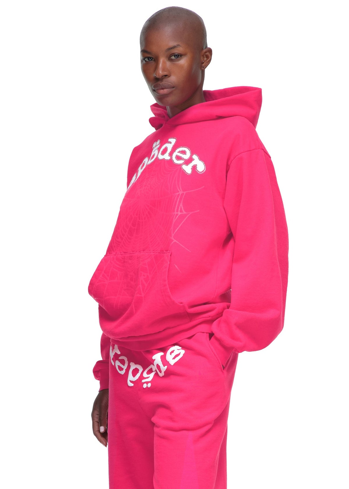 Sp5der Legacy Hoodie - Pink