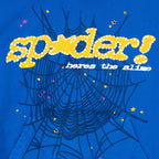 Sp5der Tc Blue Hoodie - Blue