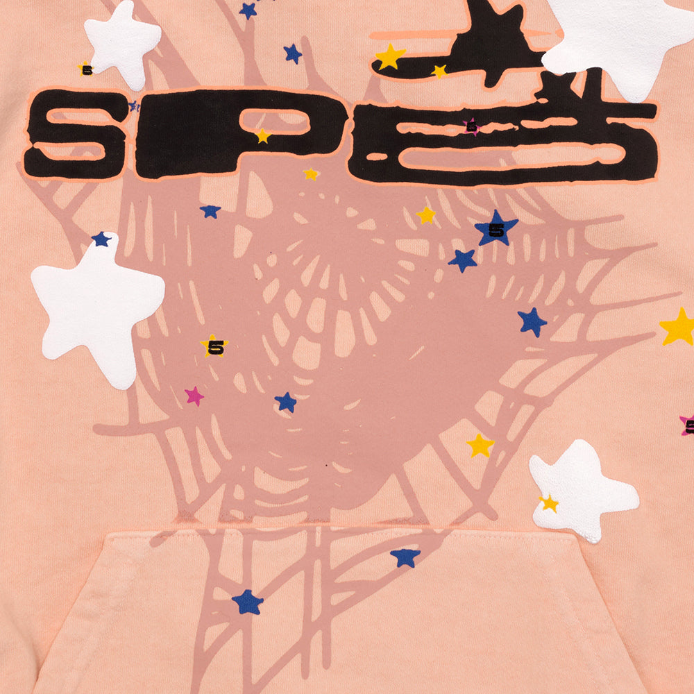 Sp5der Bellini Hoodie - Peach