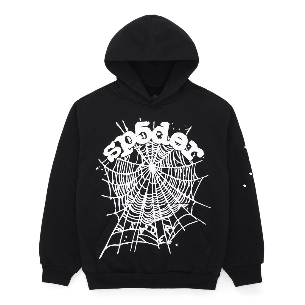 Sp5der Og Web Hoodie - Black