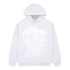 Sp5der Og Web Hoodie - Heather Grey
