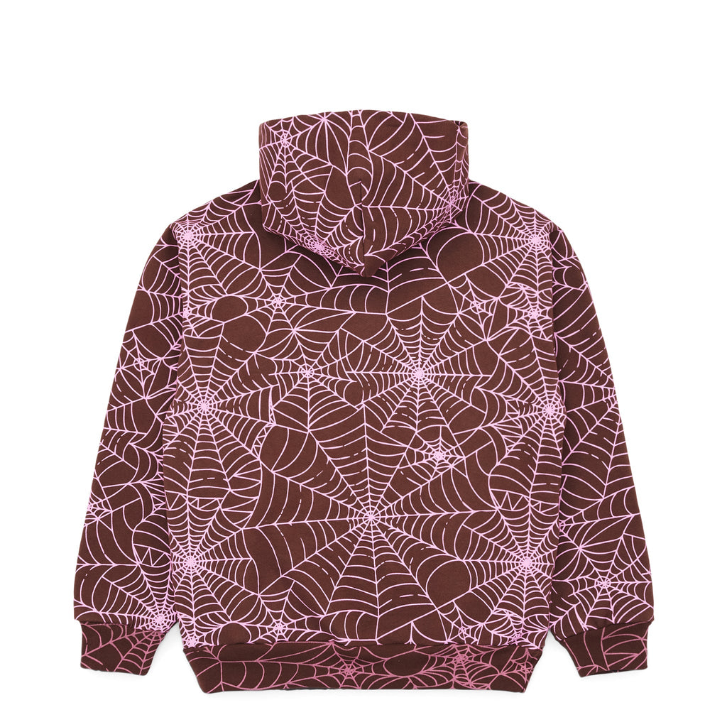 Sp5der Aop Hoodie - Brown