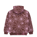 Sp5der Aop Hoodie - Brown