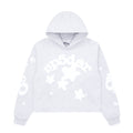Sp5der Women's Cropped Beluga Hoodie - Heather Grey