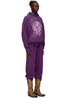 Sp5der Web Hoodie - Purple