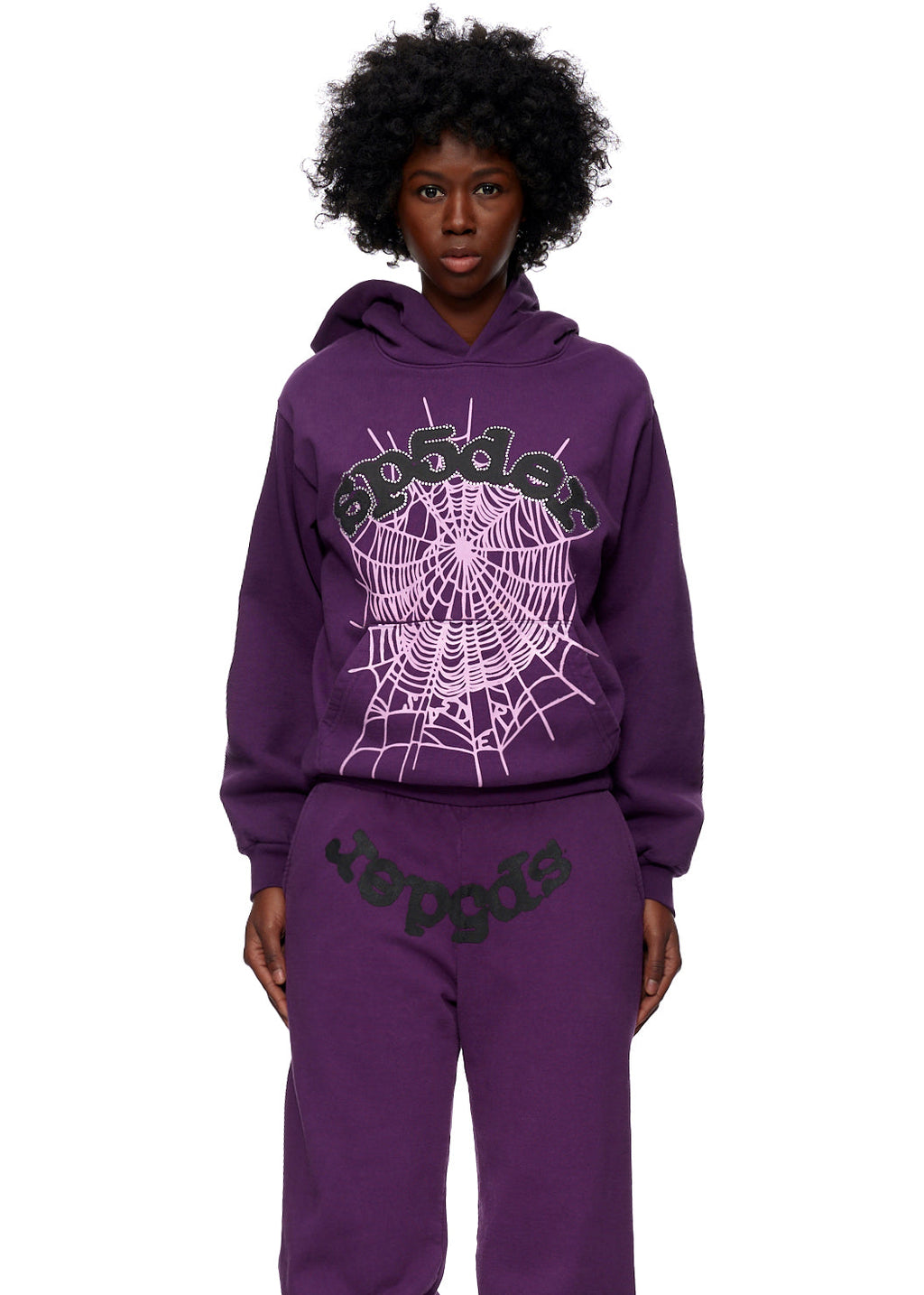 Sp5der Web Hoodie - Purple