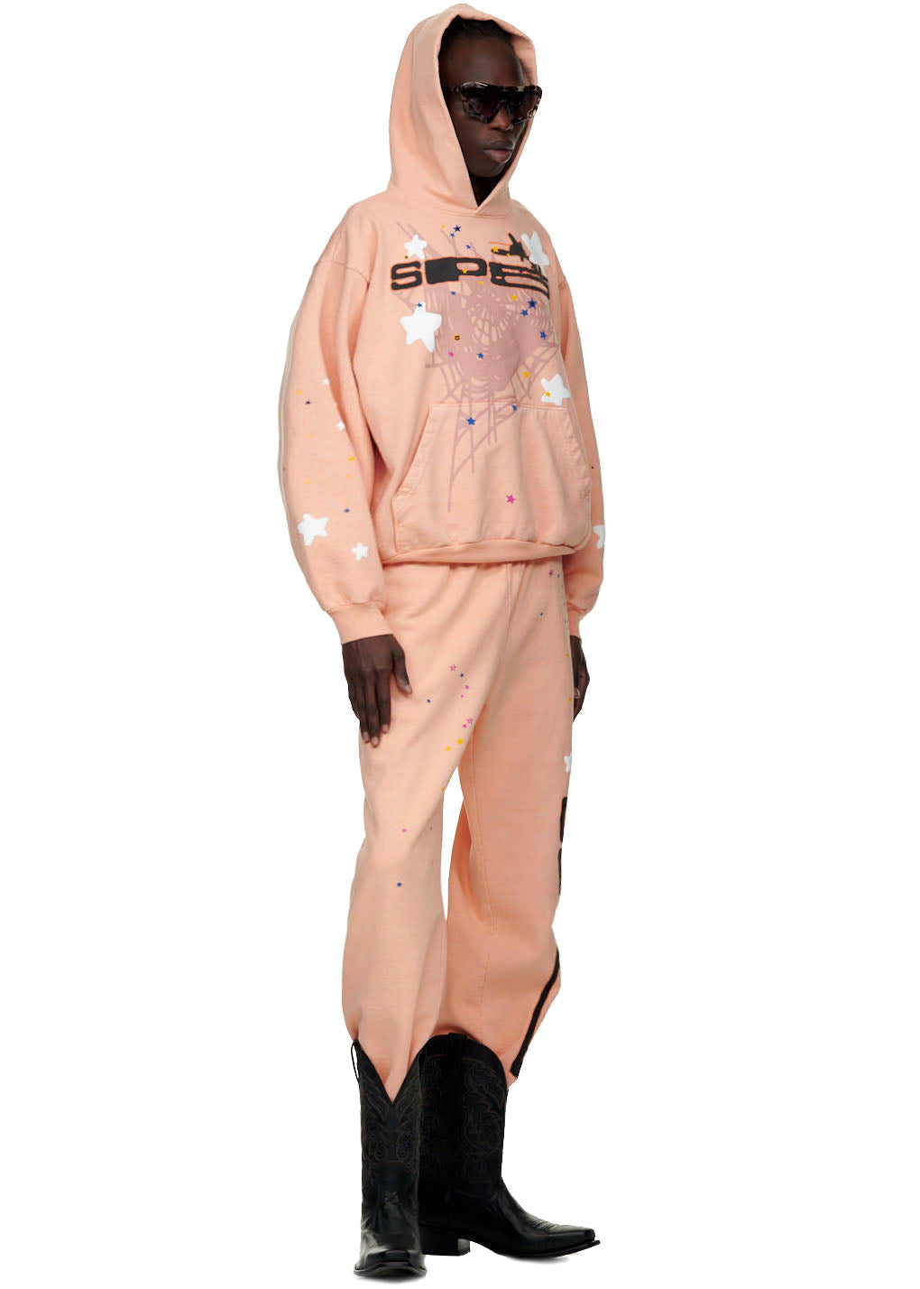 Sp5der Bellini Hoodie - Peach