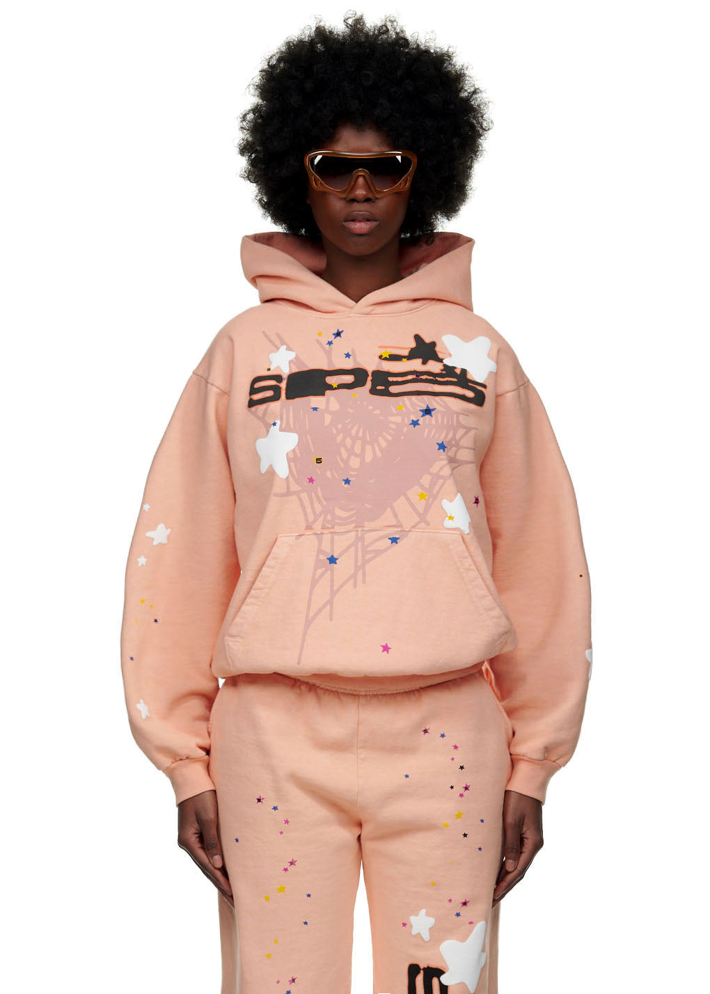 Sp5der Bellini Hoodie - Peach