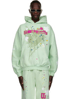 Sp5der Mint Hoodie - Mint