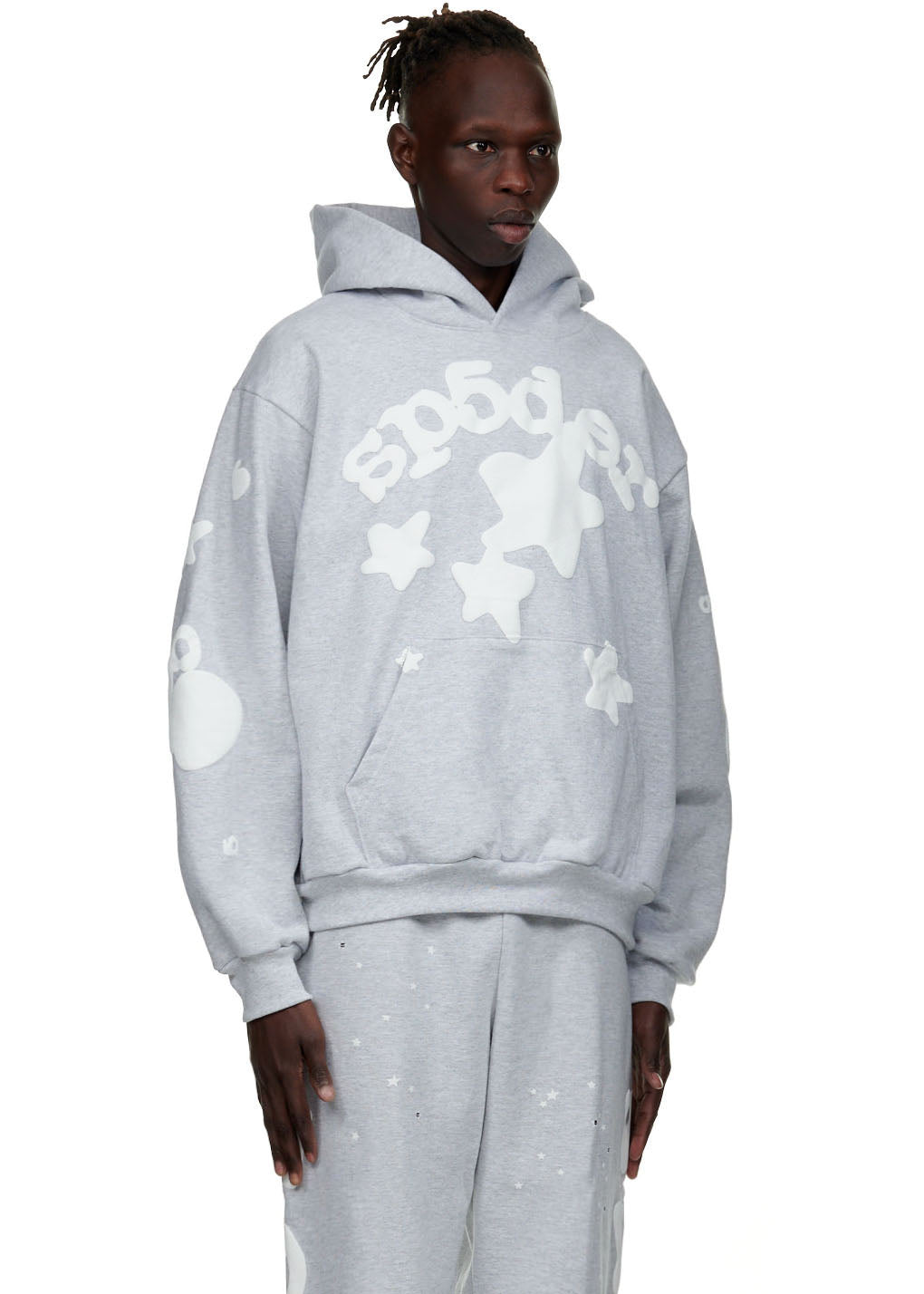 Sp5der Beluga Hoodie - Heather Grey