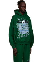 Sp5der Web Hoodie - Moss Green