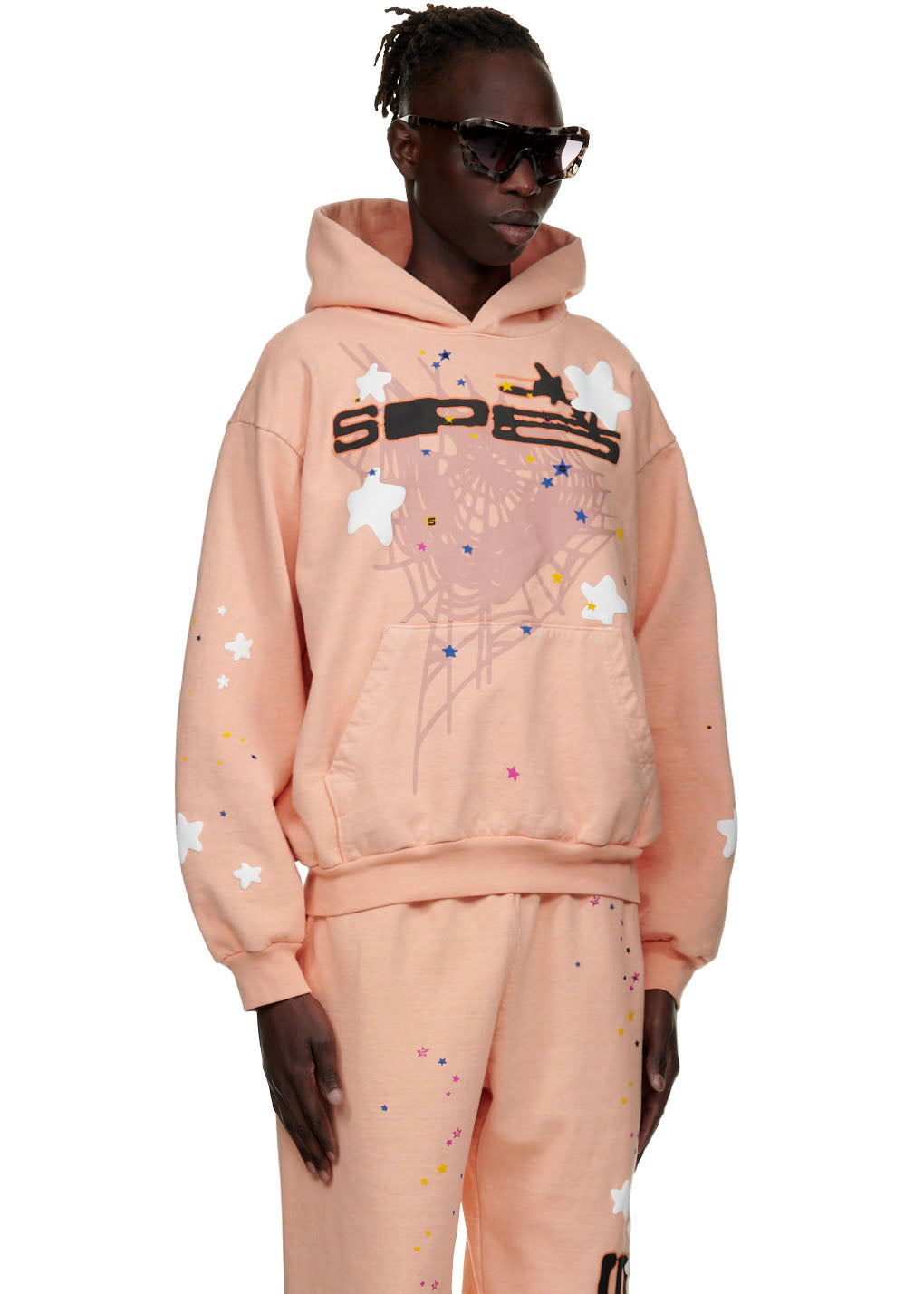 Sp5der Bellini Hoodie - Peach